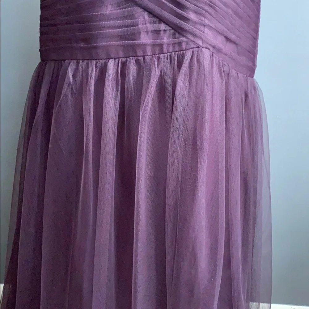Alfred Angelo Deep Plum Purple Lined Mermaid Gown With Appliqué NEW